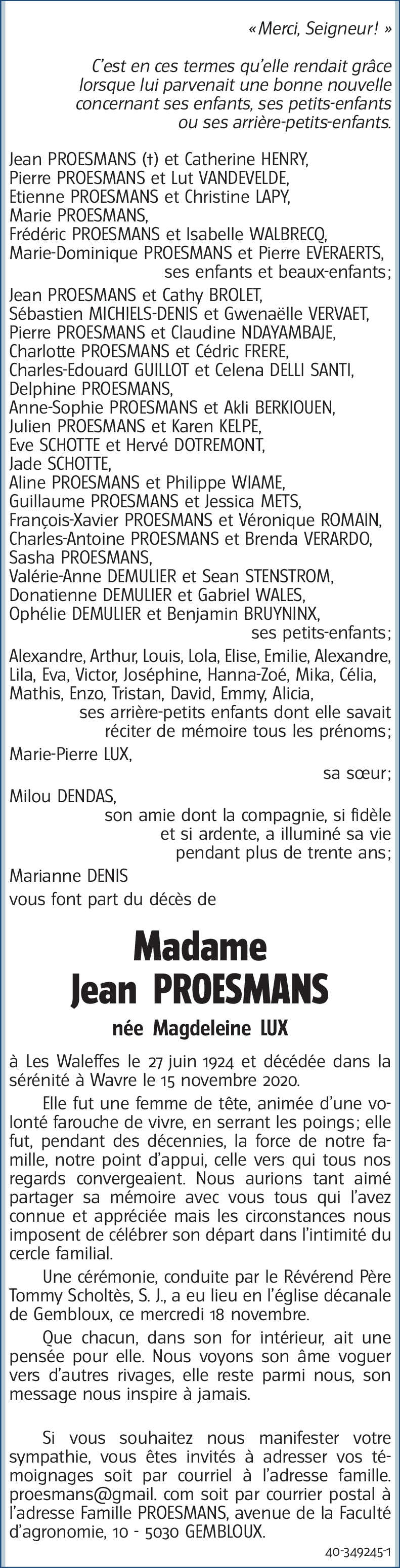 Jean PROESMANS