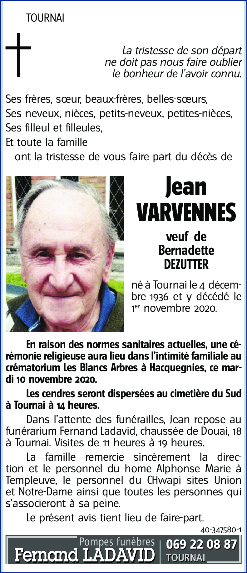 Jean VARVENNES
