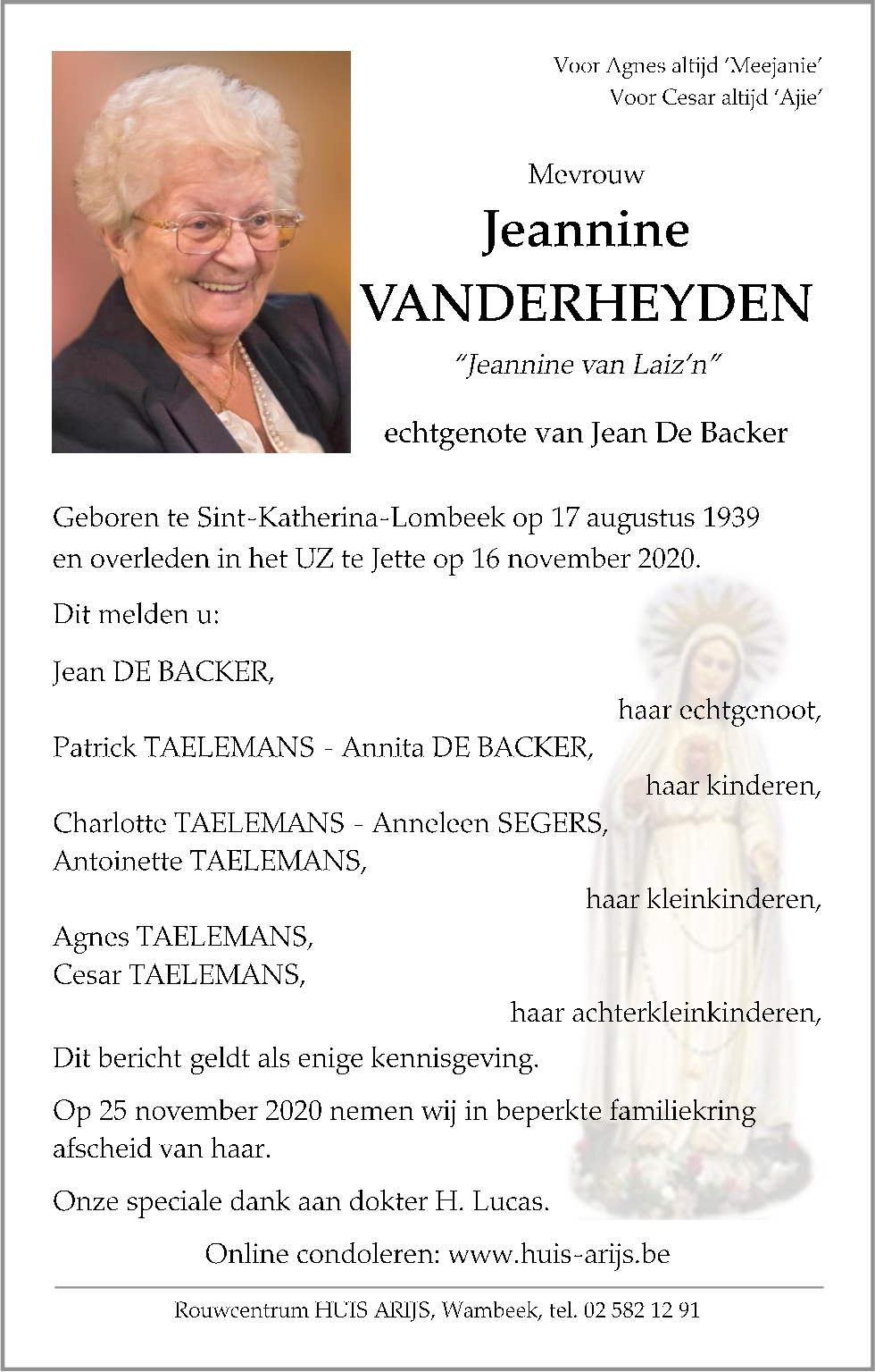 Jeannine Vanderheyden