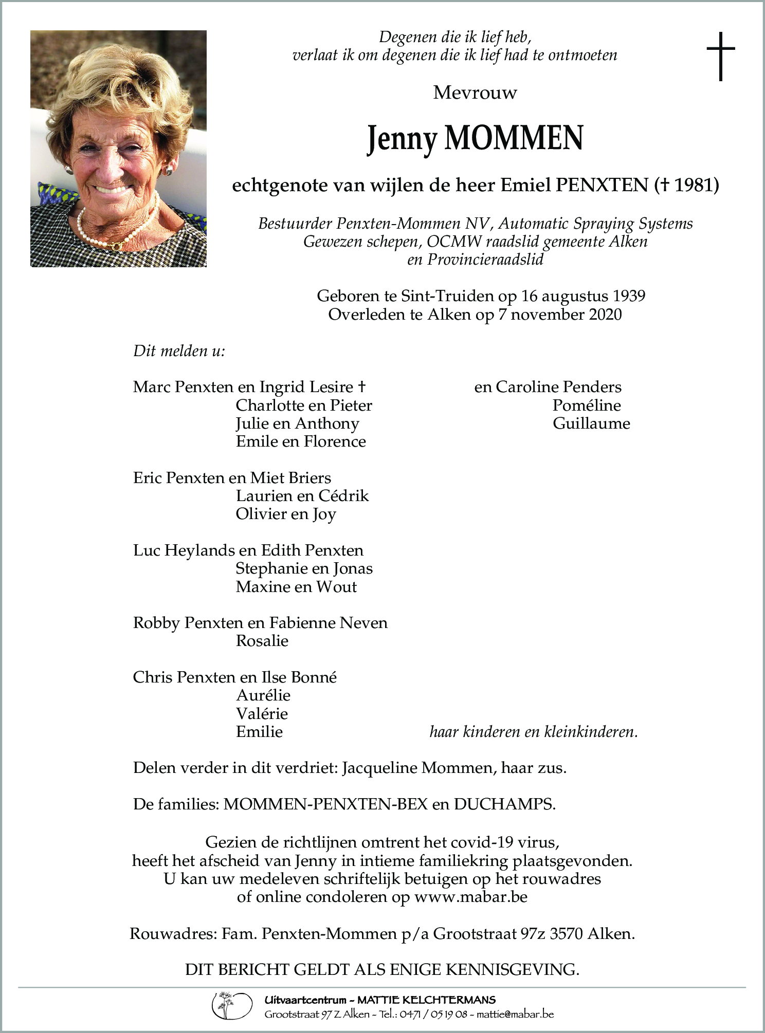 Jenny MOMMEN