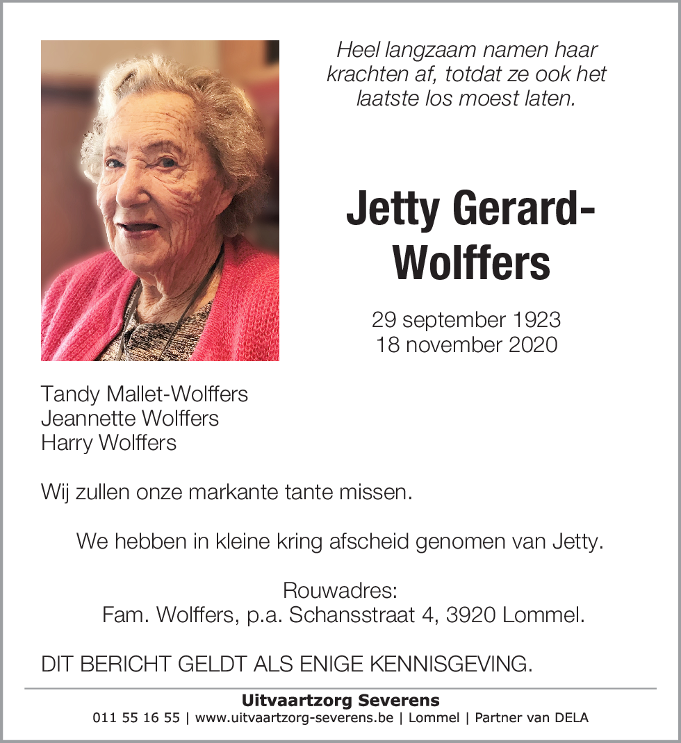 Jetty Gerard Wolffers