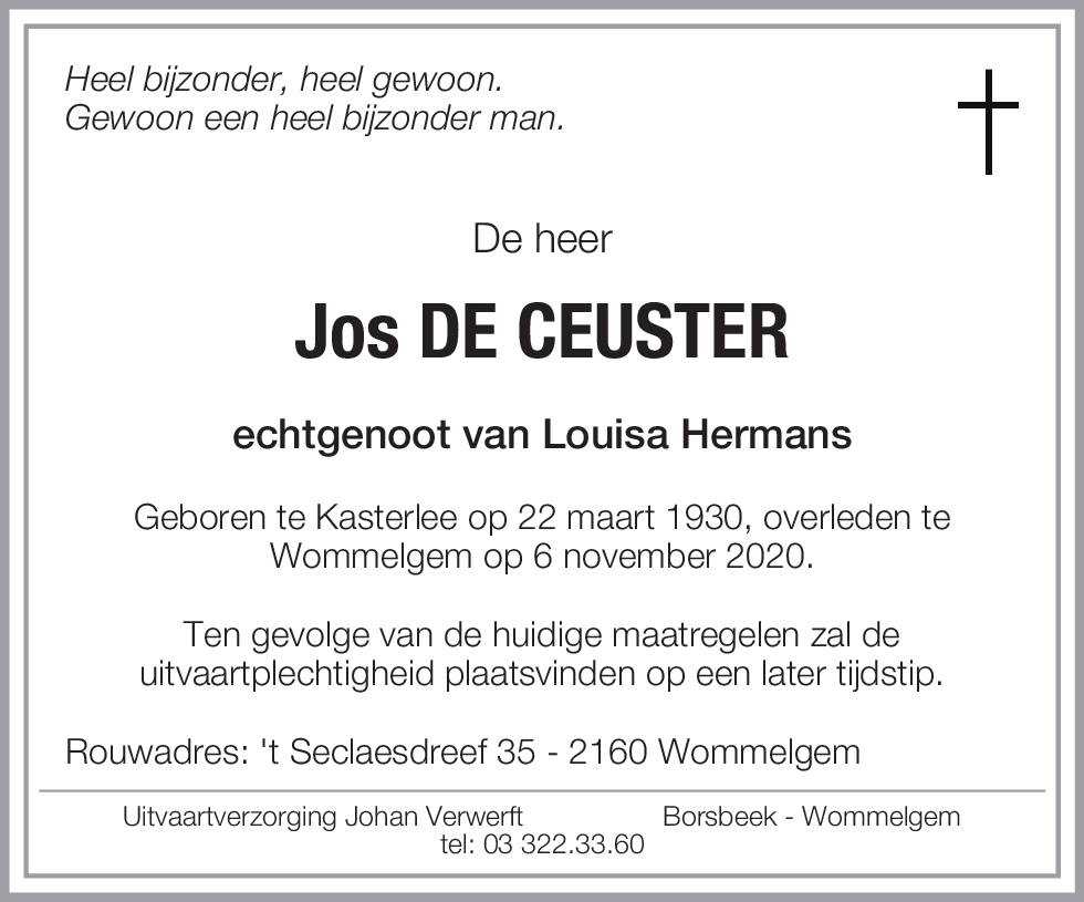 Jos De Ceuster