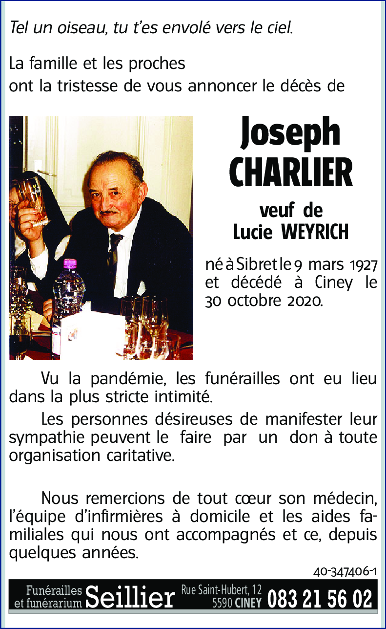 Joseph CHARLIER
