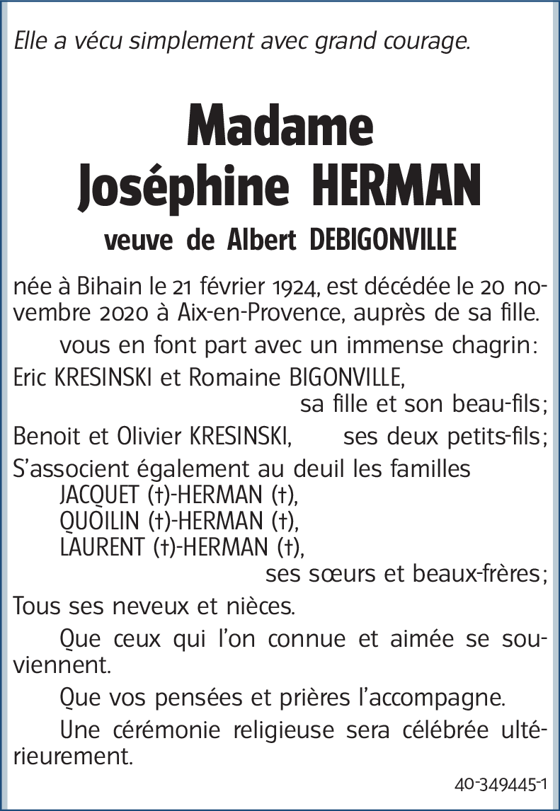 Joséphine HERMAN