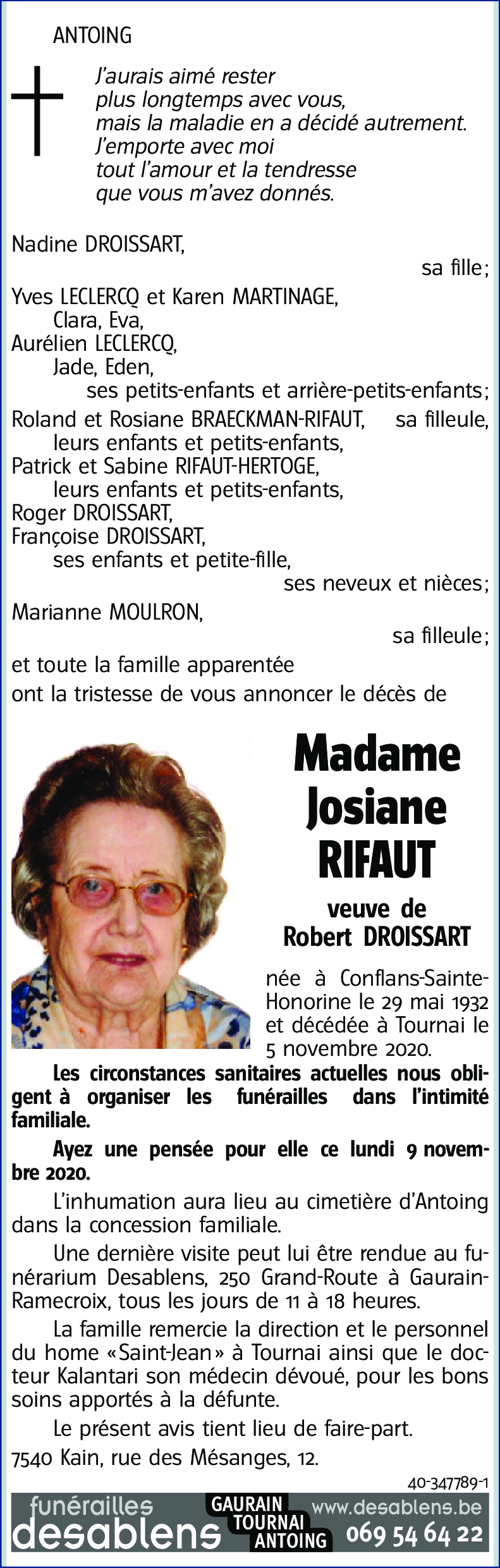 Josiane RIFAUT