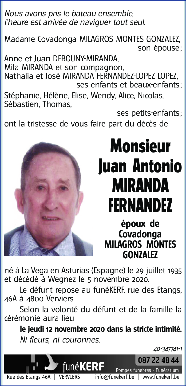 Juan Antonio MIRANDA FERNANDEZ
