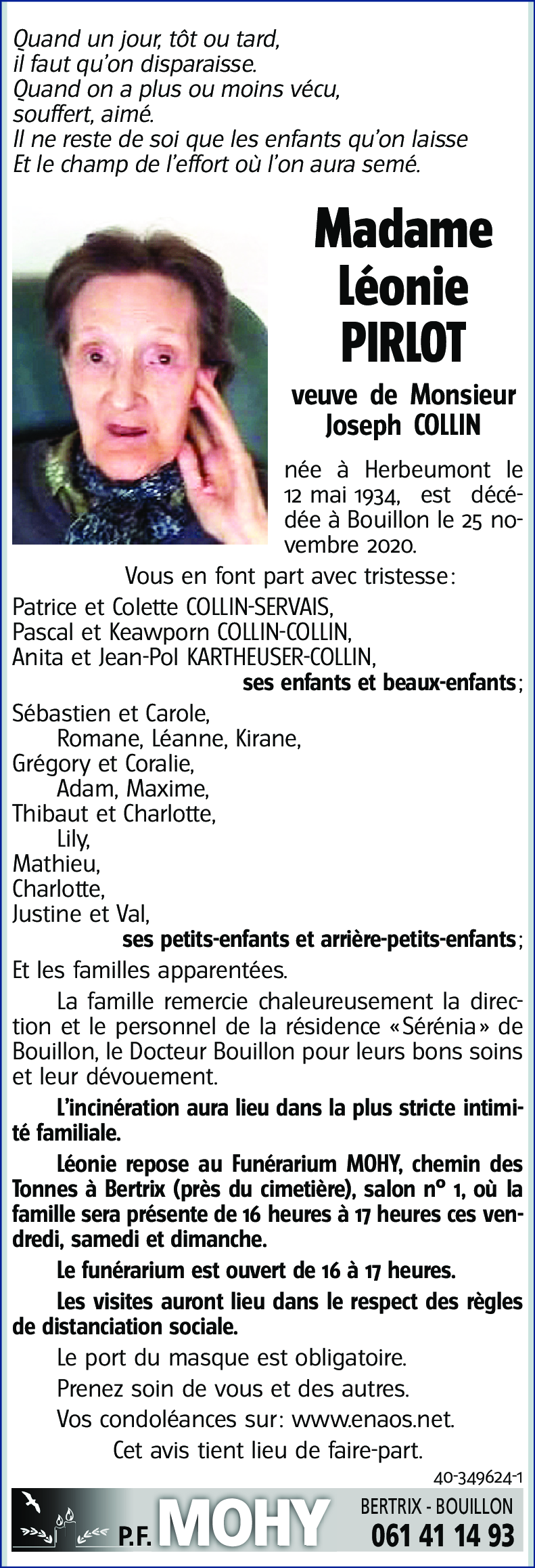 Léonie PIRLOT