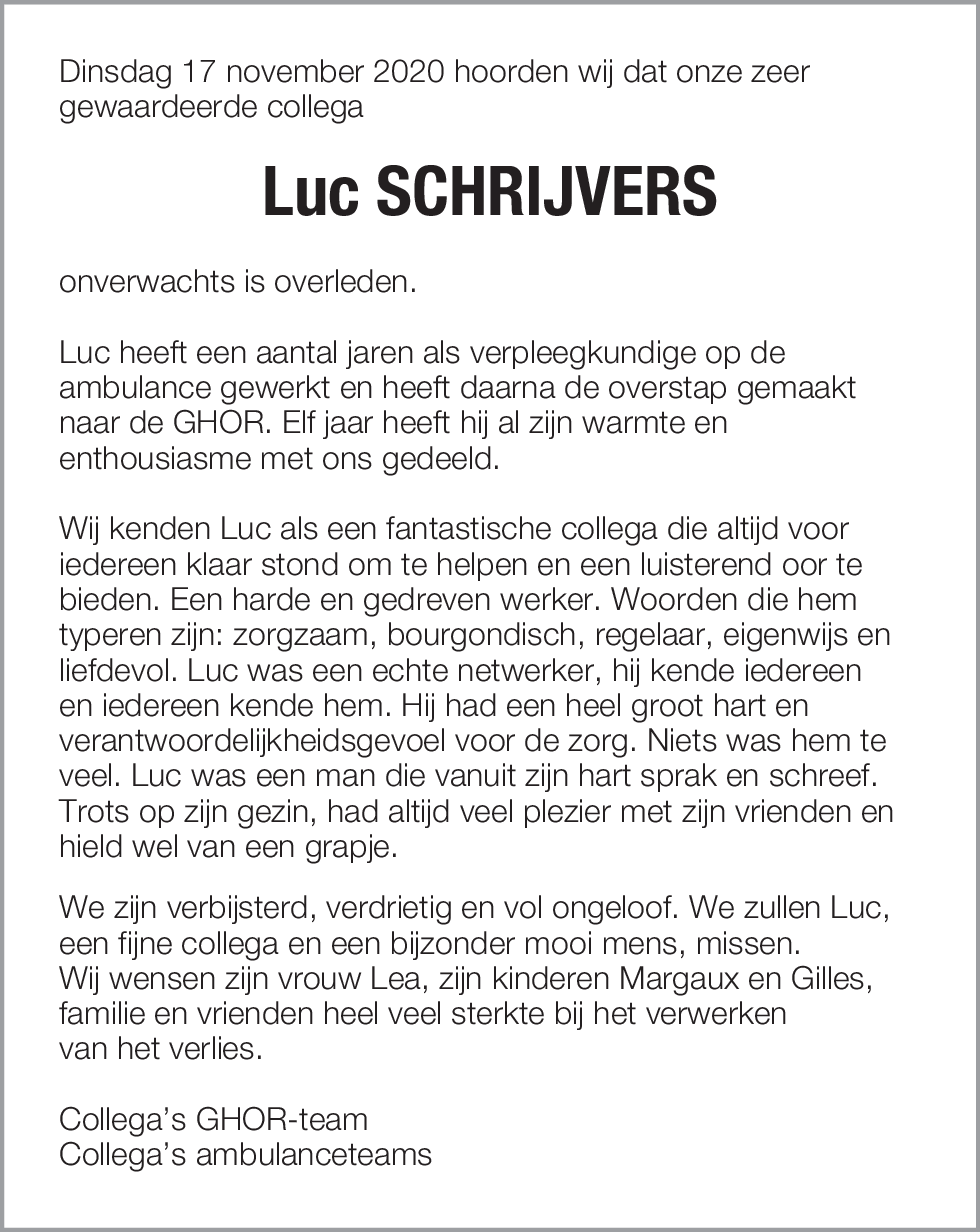 Luc Schrijvers