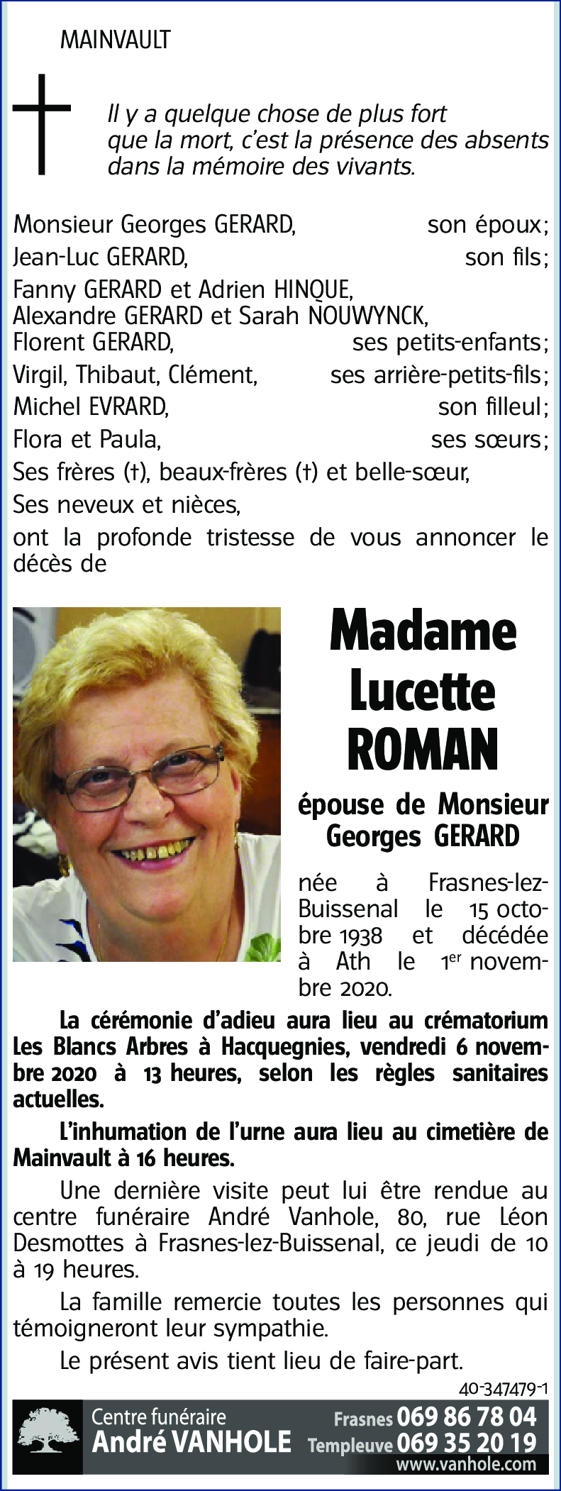 Lucette ROMAN