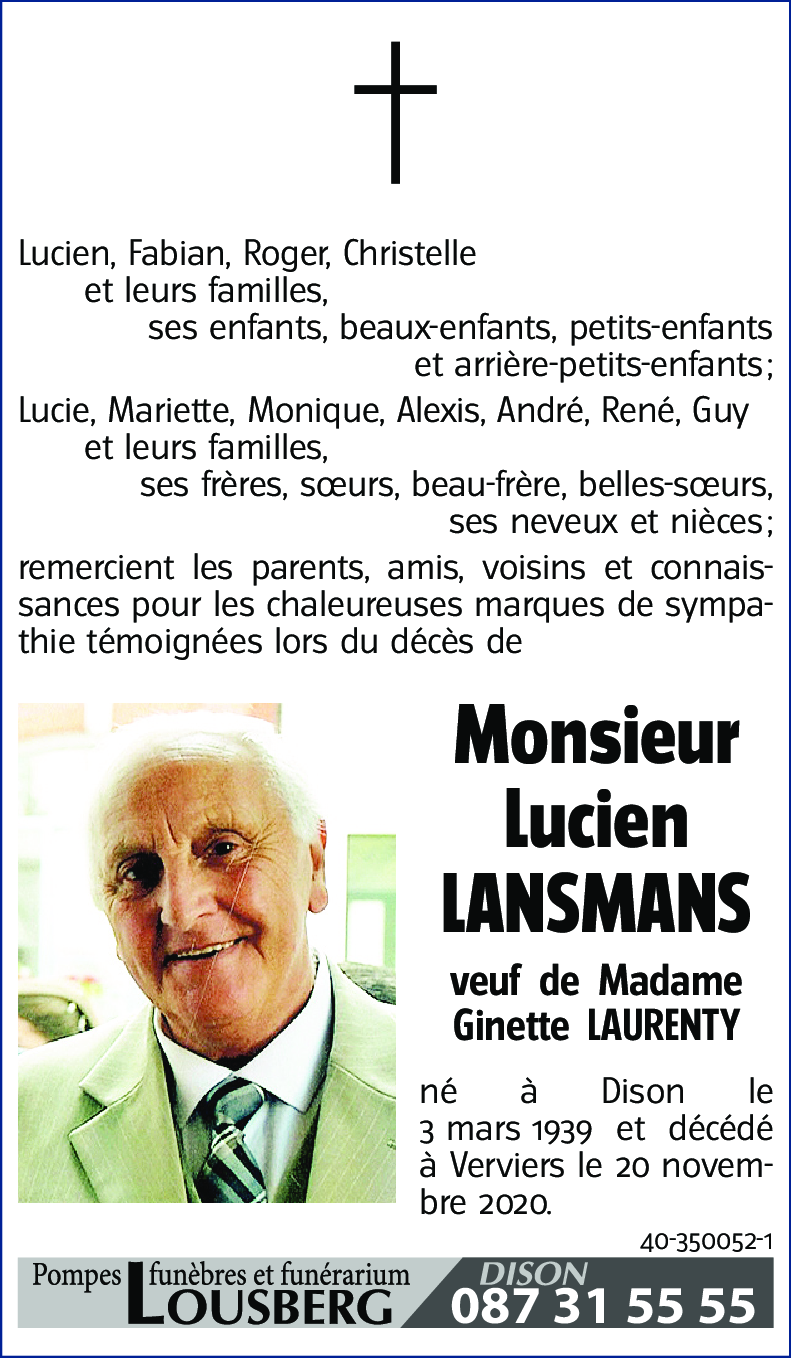 Lucien LANSMANS