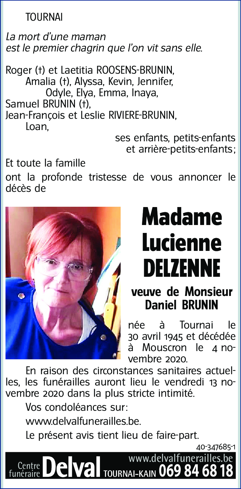 Lucienne DELZENNE