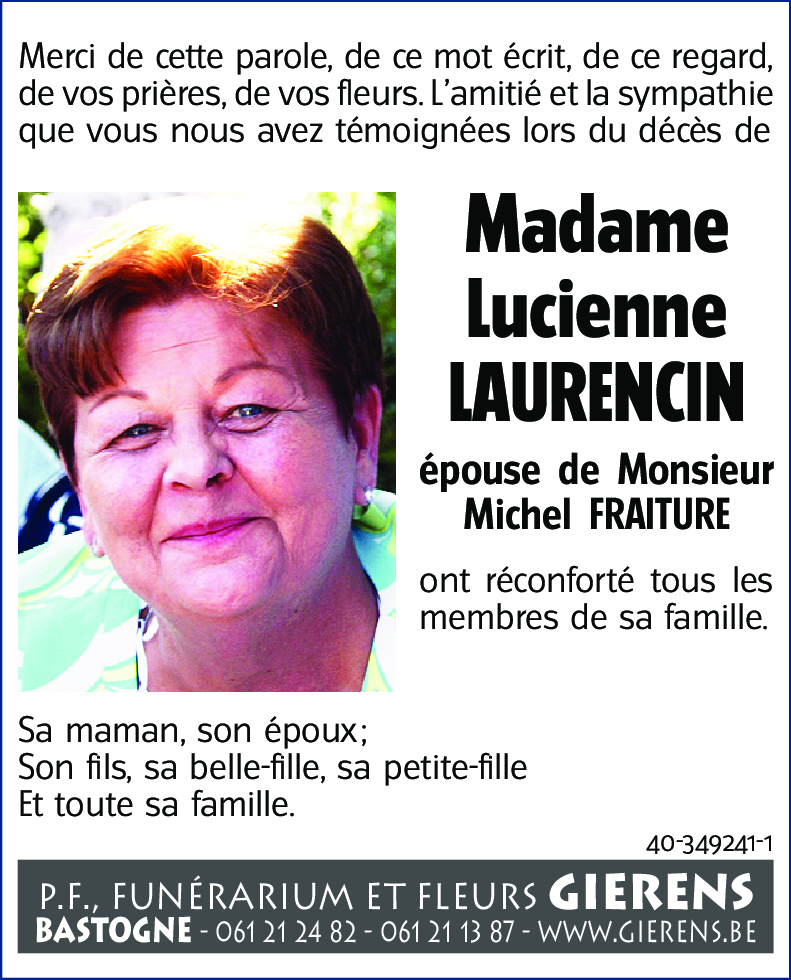 Lucienne LAURENCIN