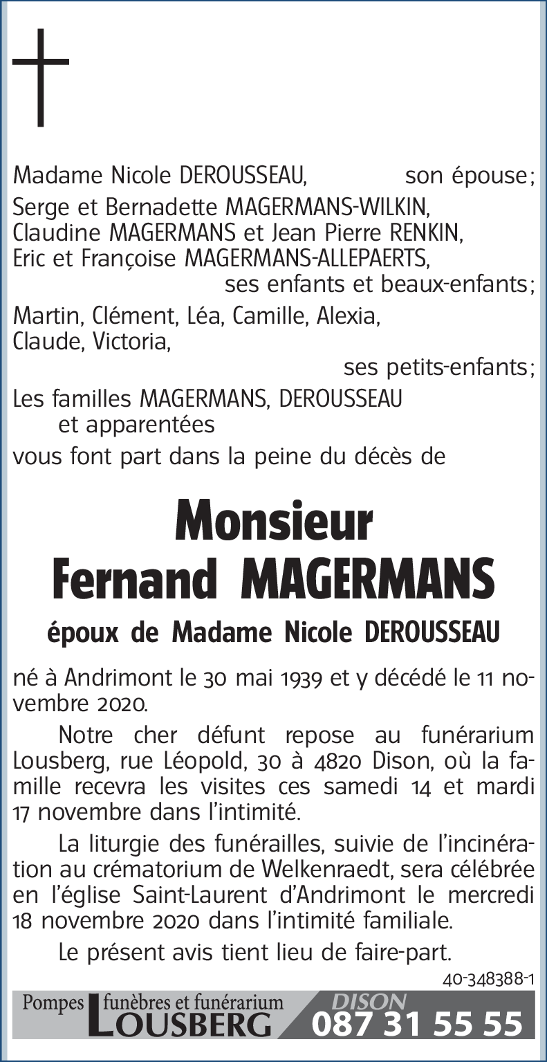 MAGERMANS Fernand