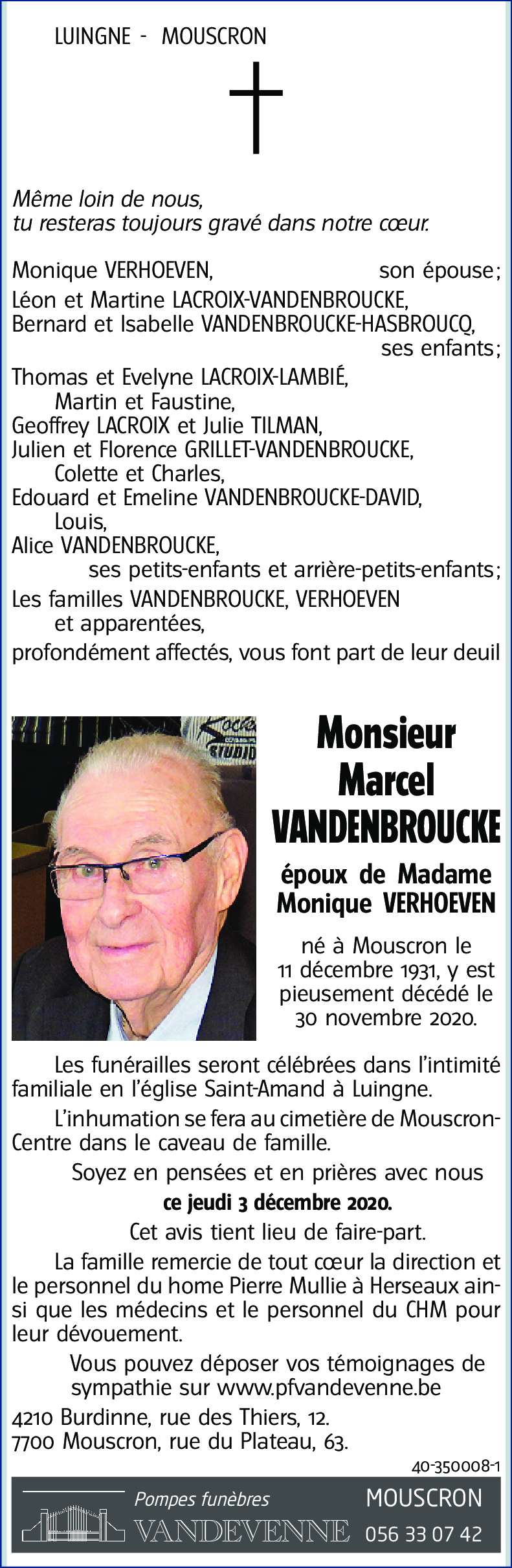 Marcel VANDENBROUCKE