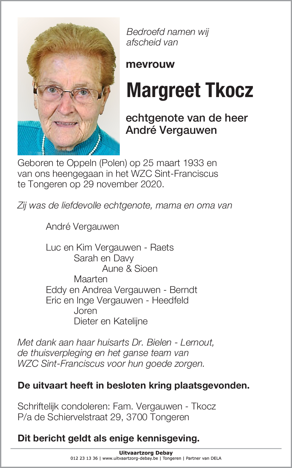 Margreet Tkocz