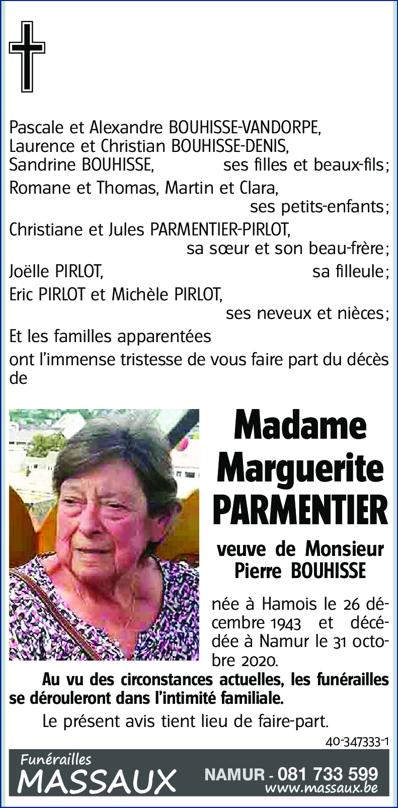 Marguerite PARMENTIER