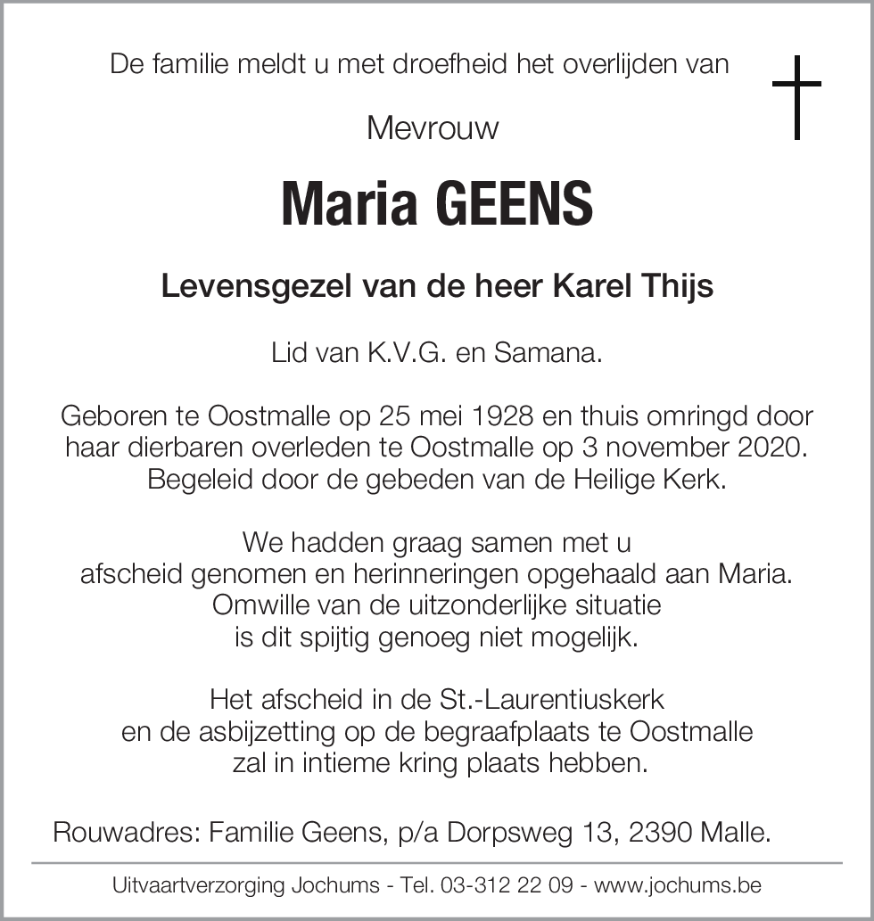 Maria Geens