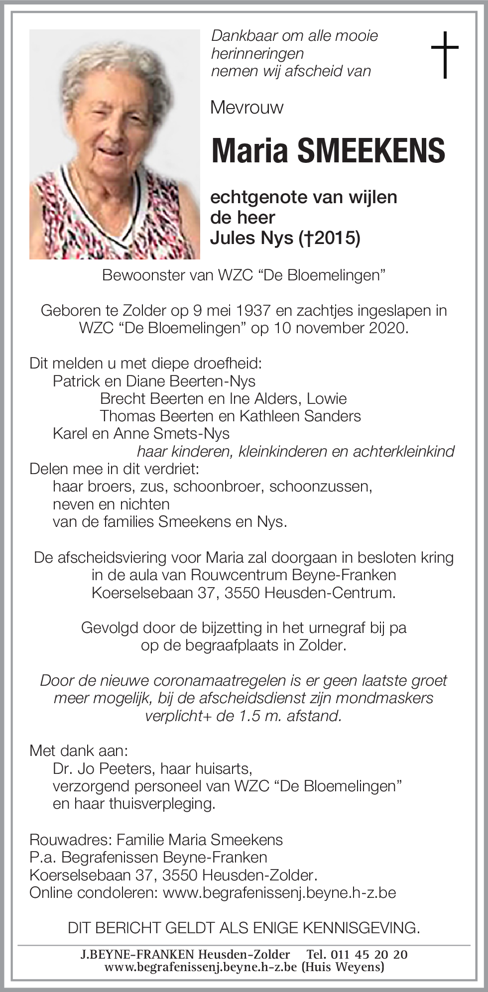 Maria SMEEKENS