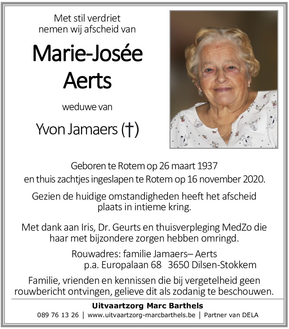 Marie Josée Aerts