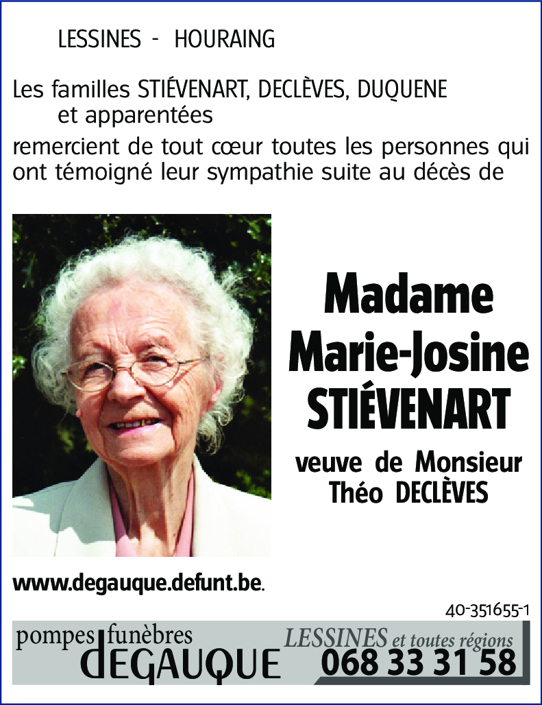 Marie-Josine STIÉVENART