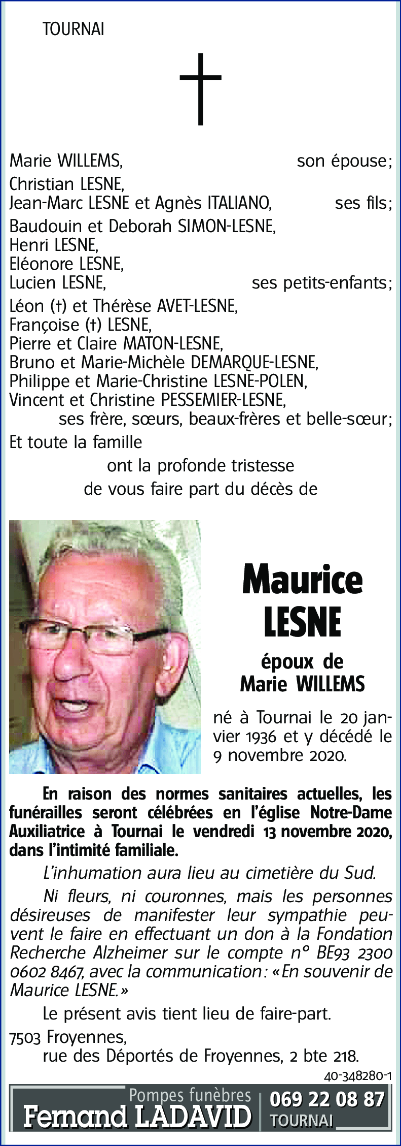 Maurice LESNE