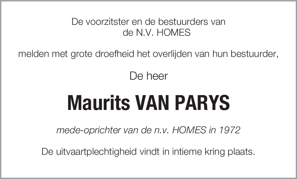 Maurits Van Parys