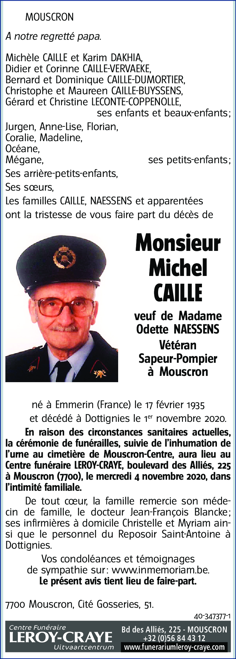 Michel CAILLE