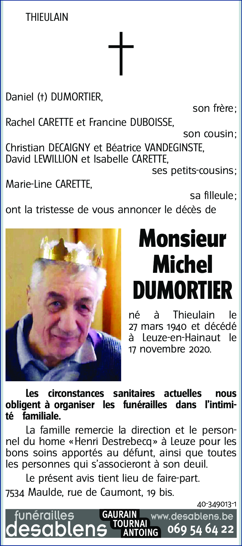 Michel DUMORTIER