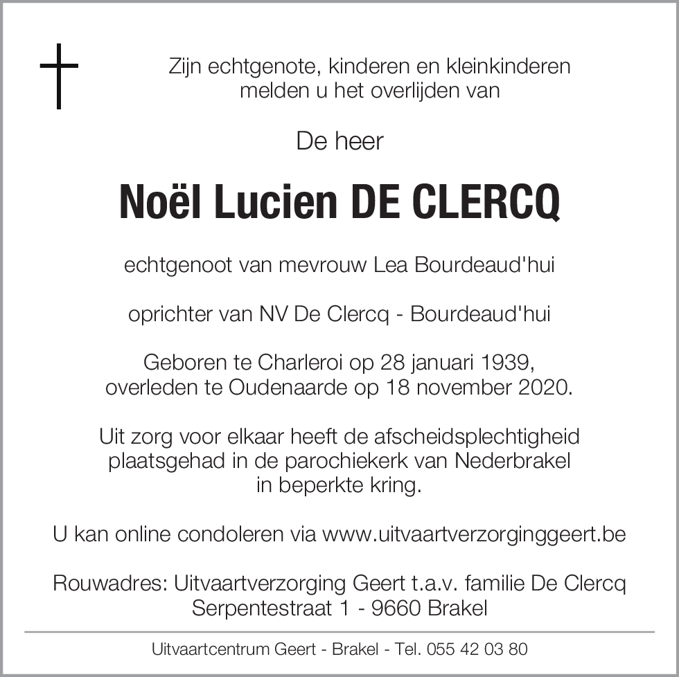 Noël Lucien De Clercq