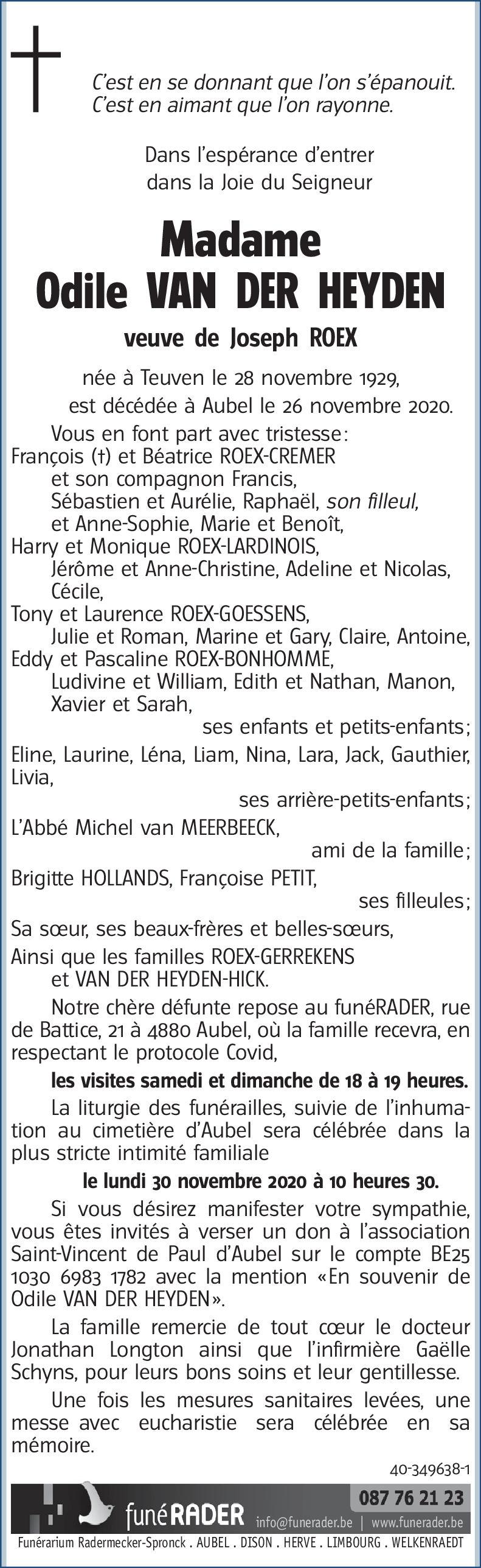 Odile VAN DER HEYDEN