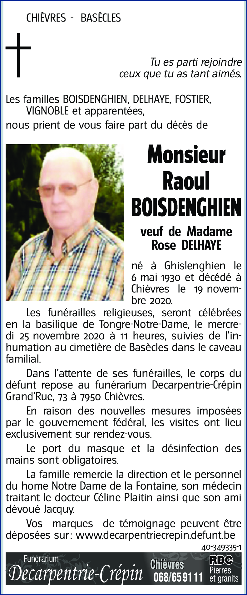 Raoul BOISDENGHIEN