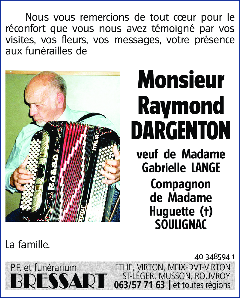 Raymond DARGENTON