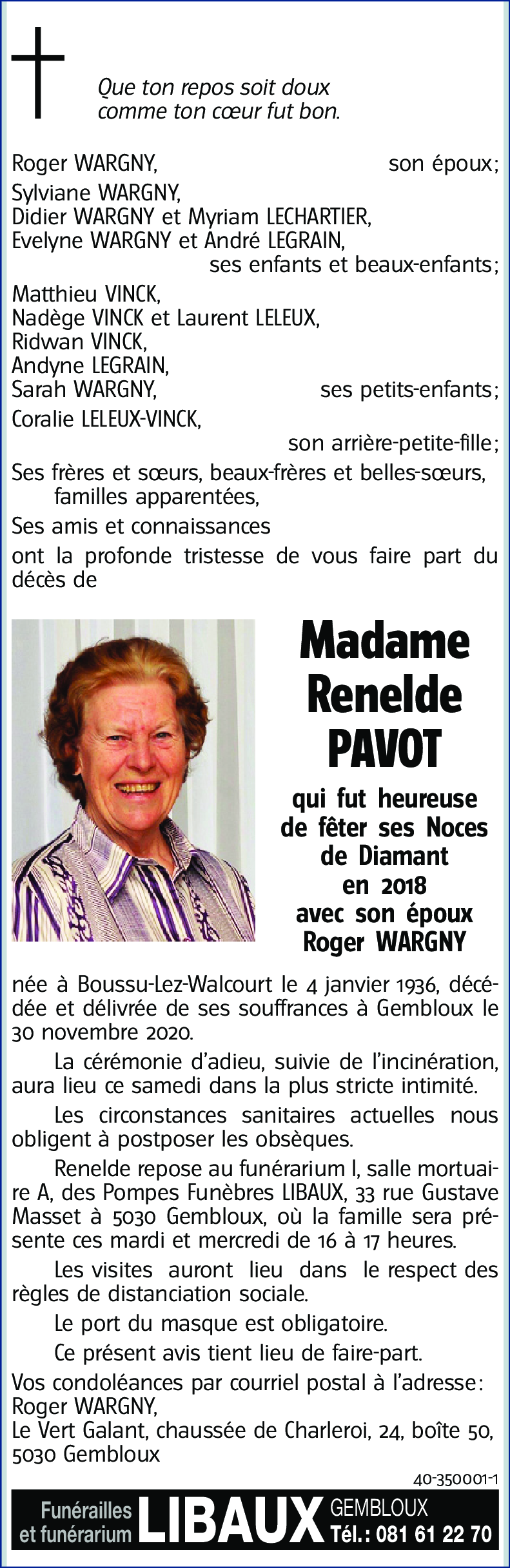 Renelde PAVOT