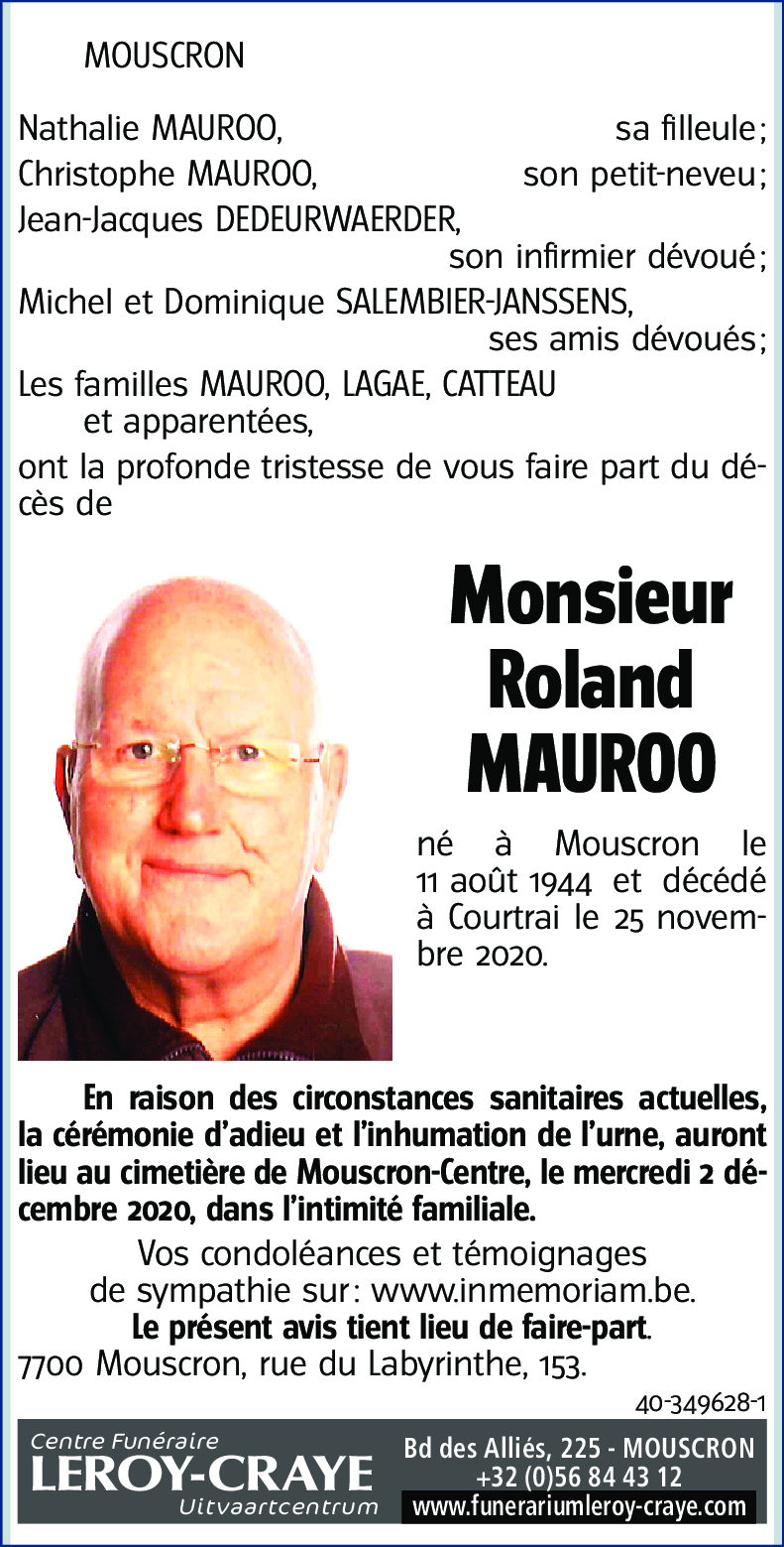 Roland MAUROO