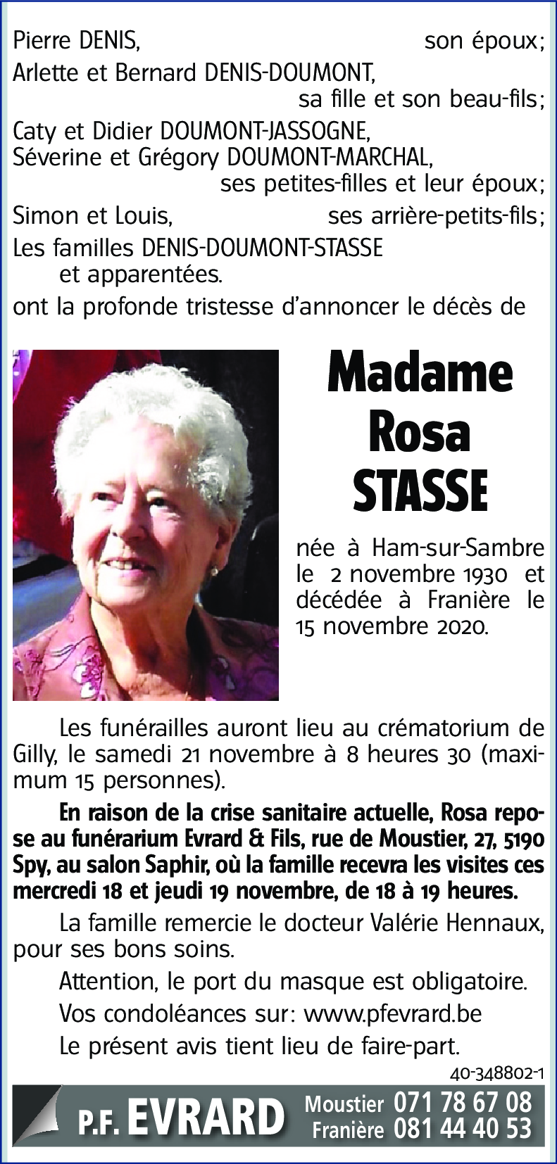 Rosa STASSE