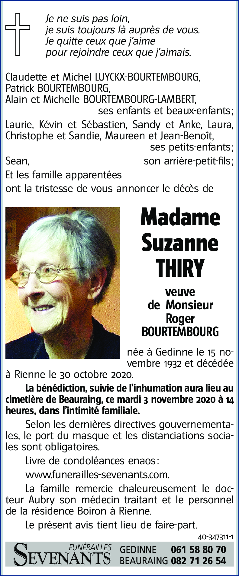 Suzanne THIRY