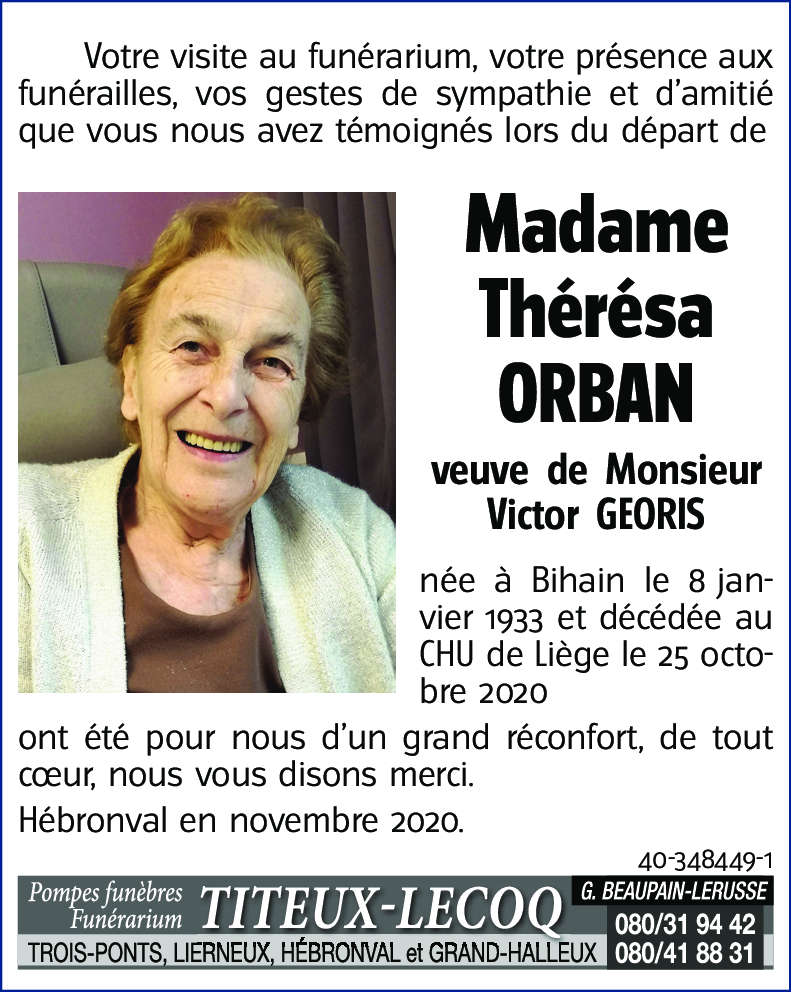 Thérésa ORBAN