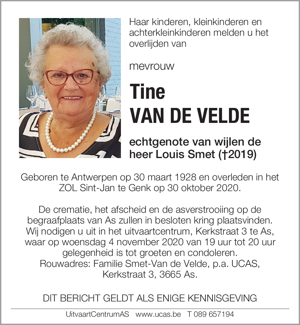 Tine Van de Velde