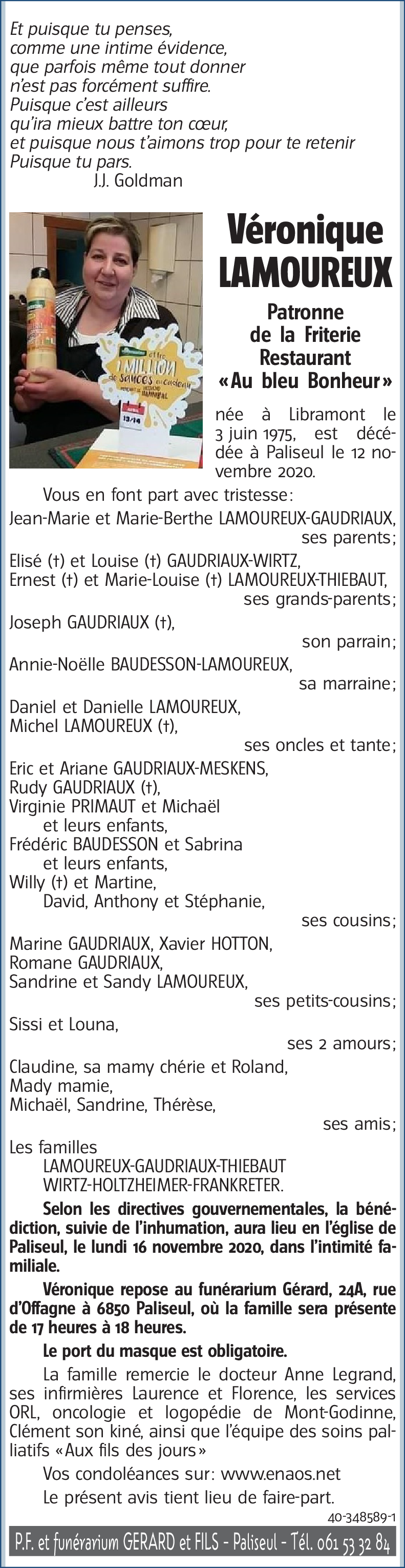 Véronique LAMOUREUX