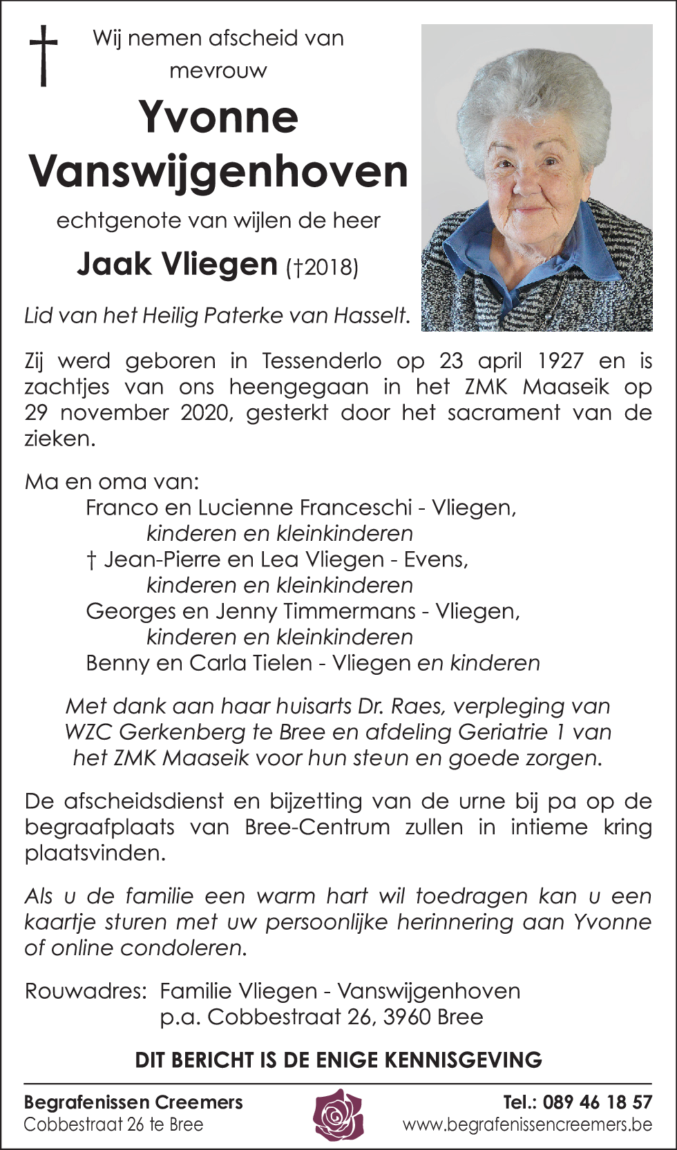 Yvonne Vanswijgenhoven