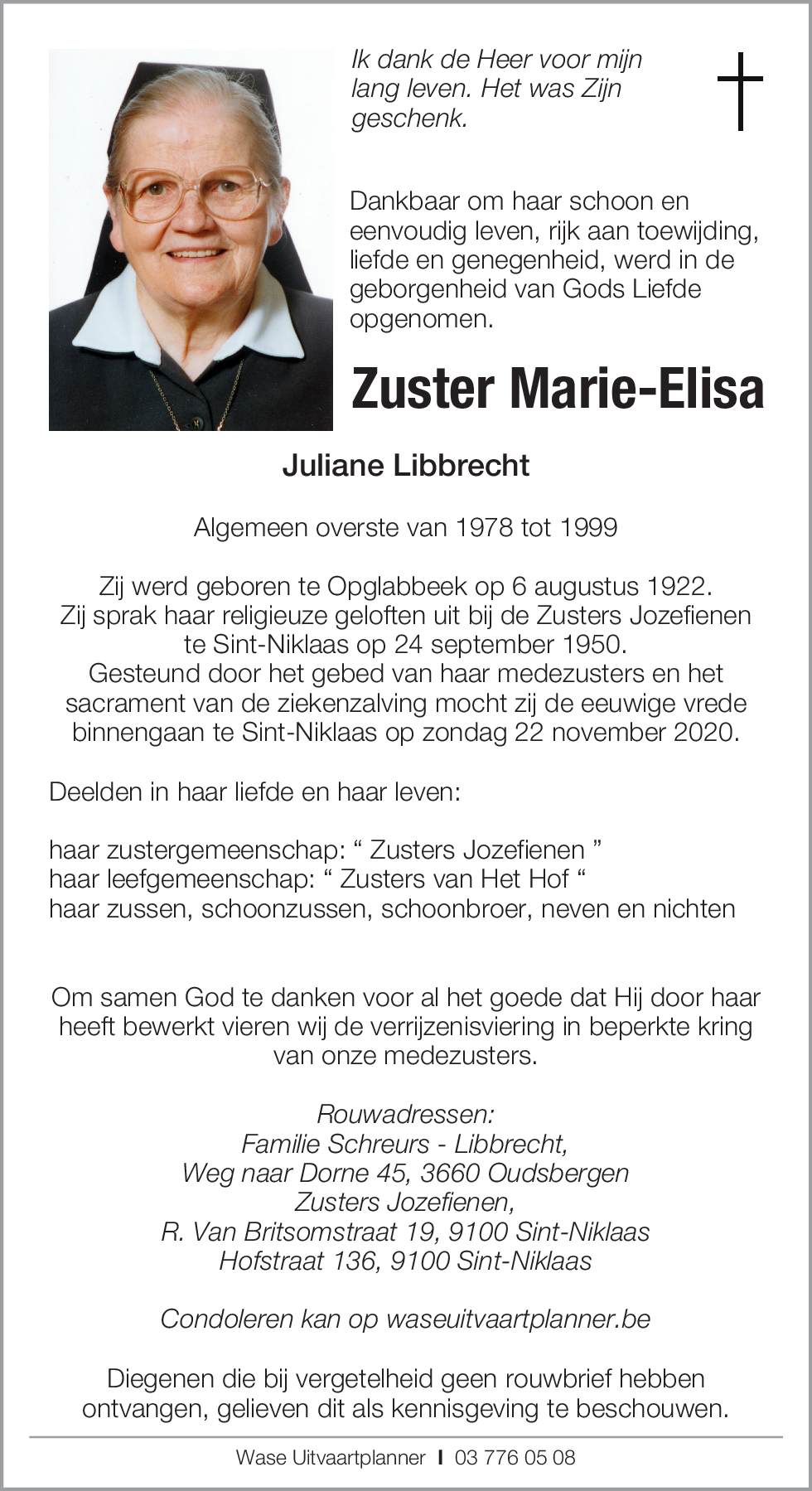 Zuster Marie-Elisa