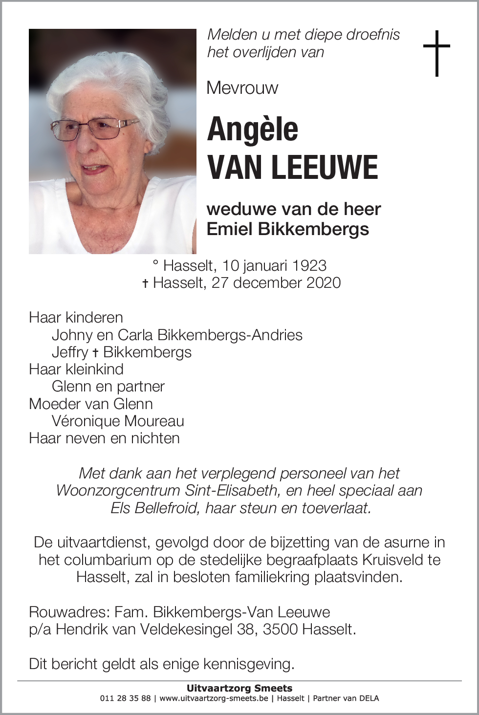 A,gèle Van Leeuwe