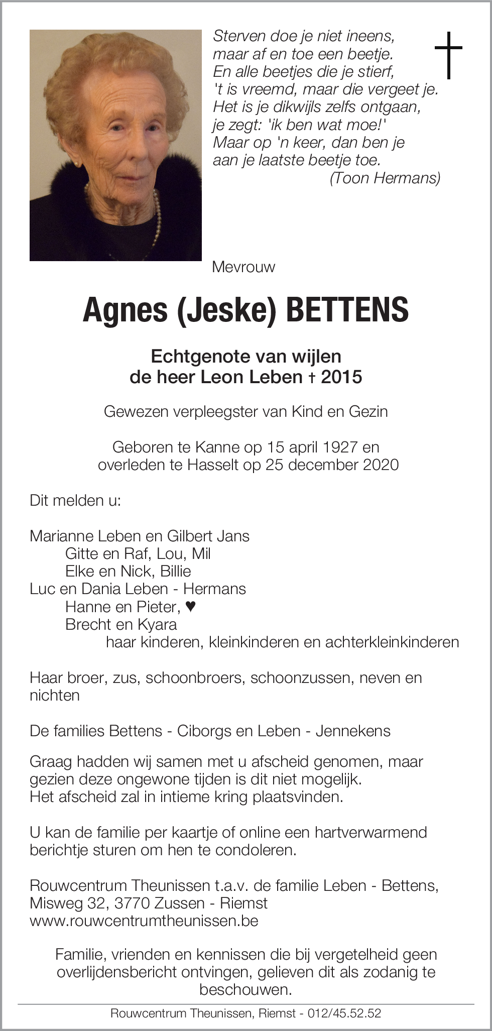 Agnes Bettens