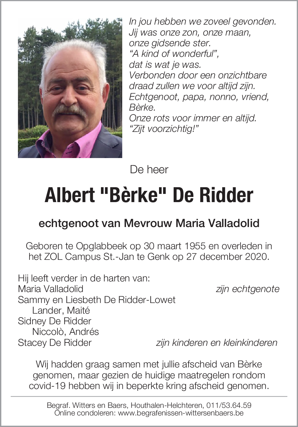 Albert De Ridder