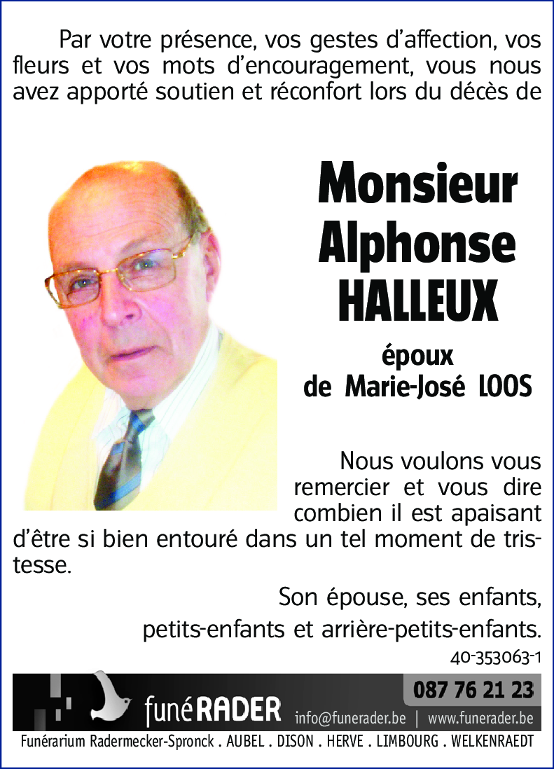 Alphonse HALLEUX