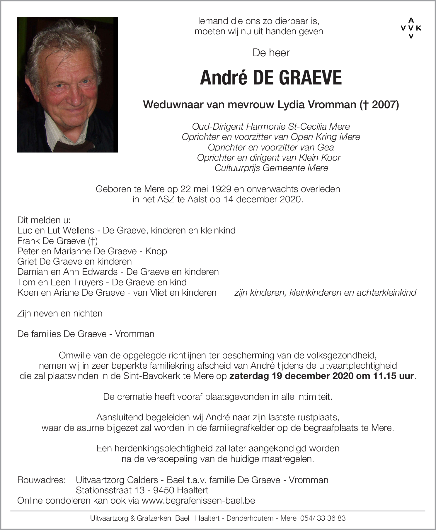 André De Graeve