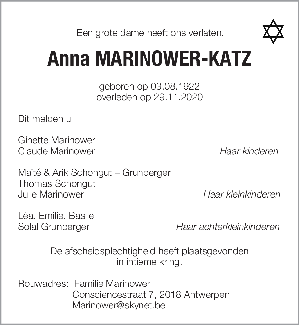 Anna Marinower-Katz