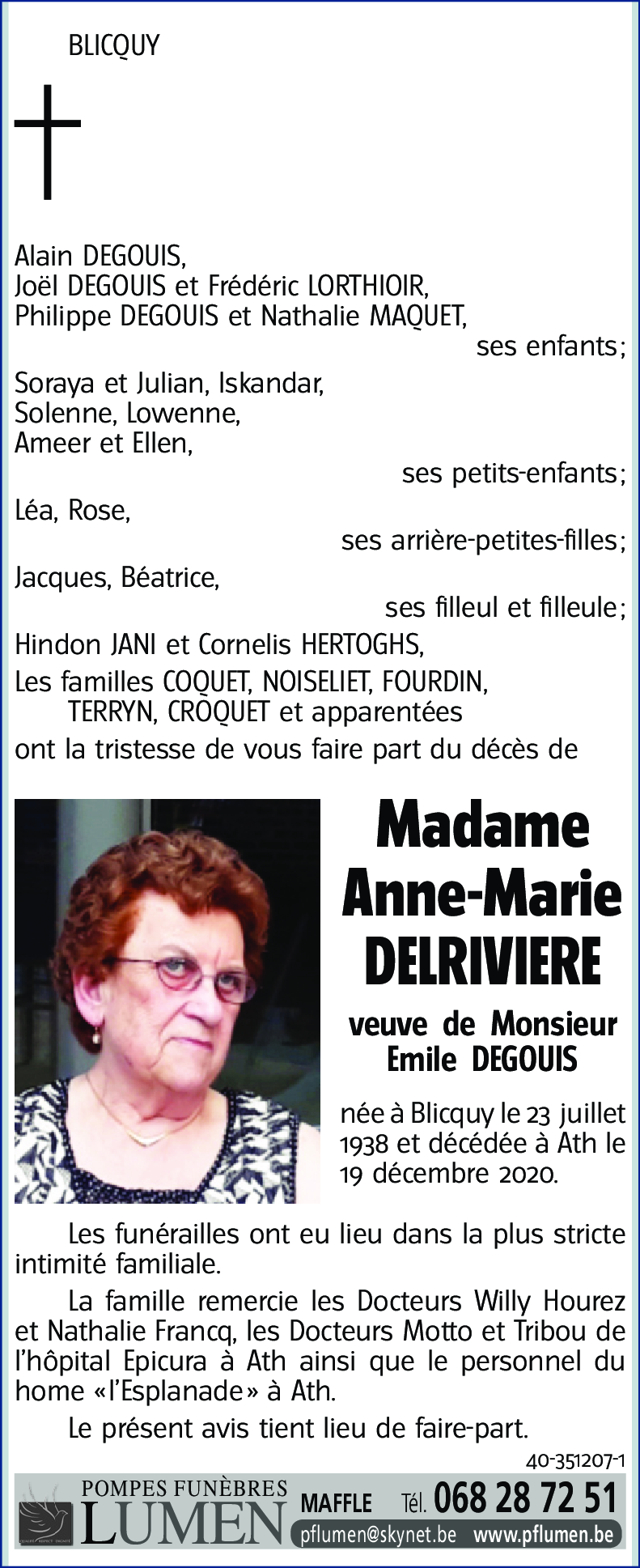 Anne-Marie DELRIVIERE