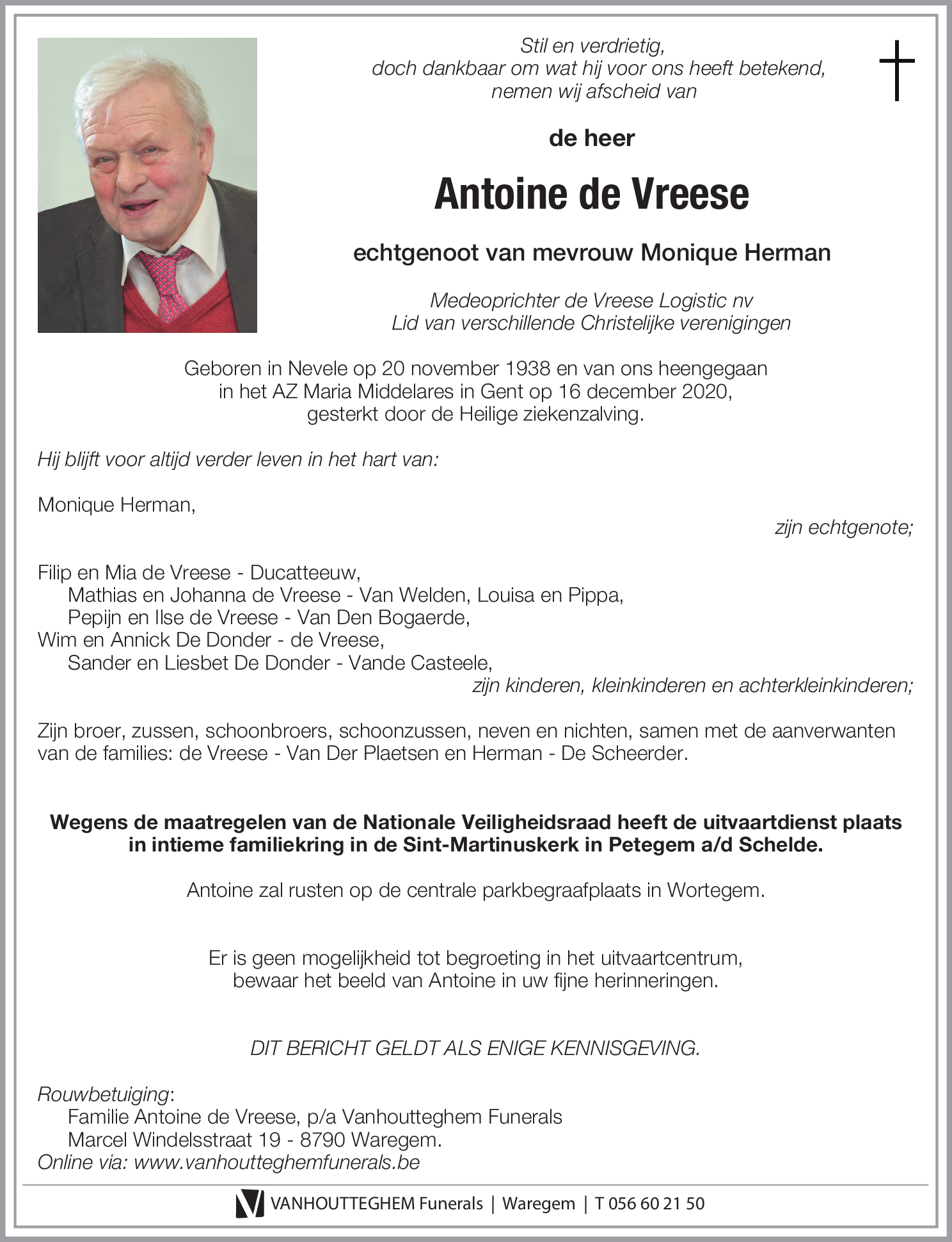 Antoine de VREESE