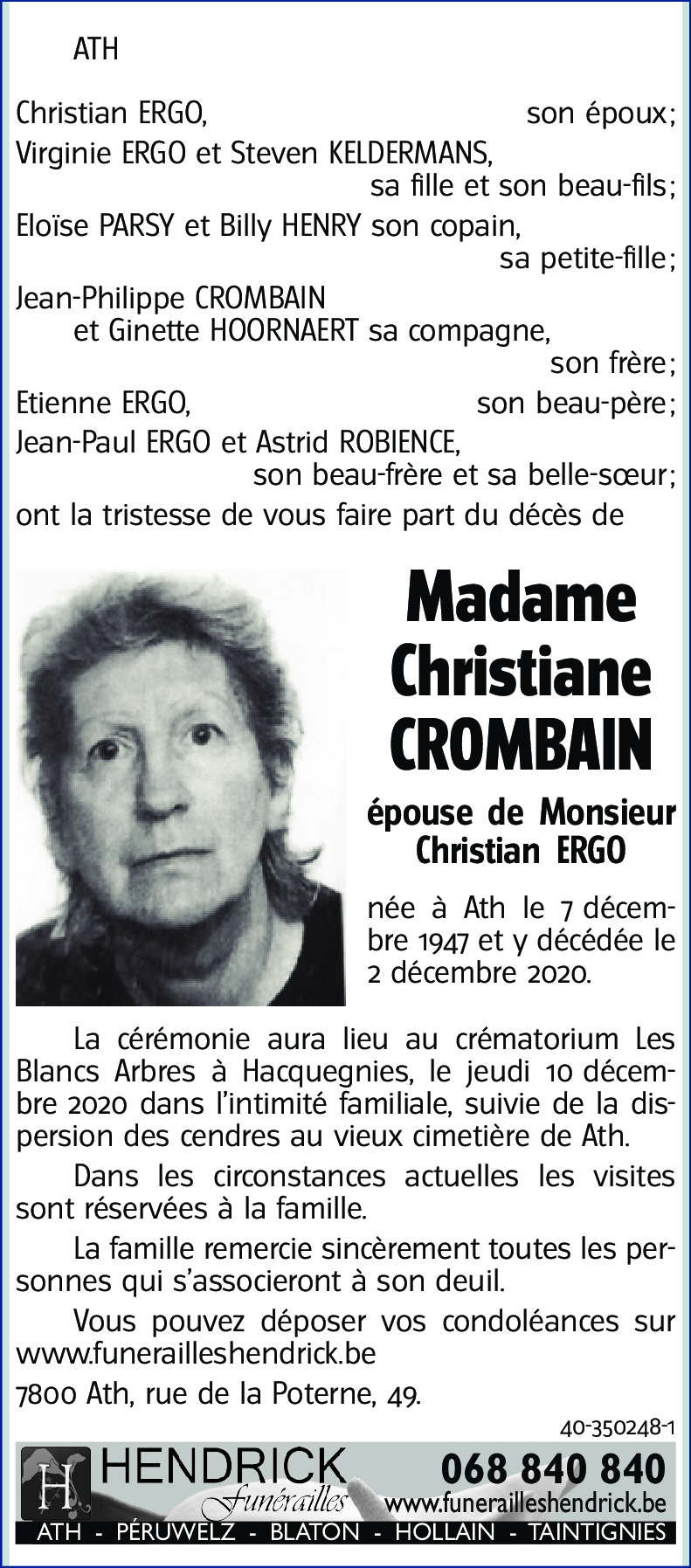 Christiane CROMBAIN